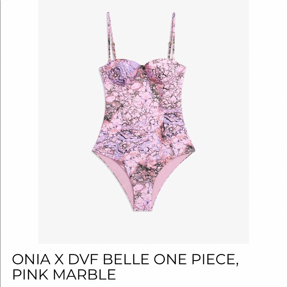 Onia x DVF Belle one piece swimsuit